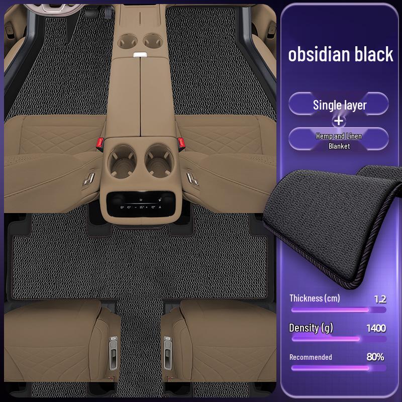 Eco-Friendly Double-Layer Floor Mats for ZEEKR LS9 Interior