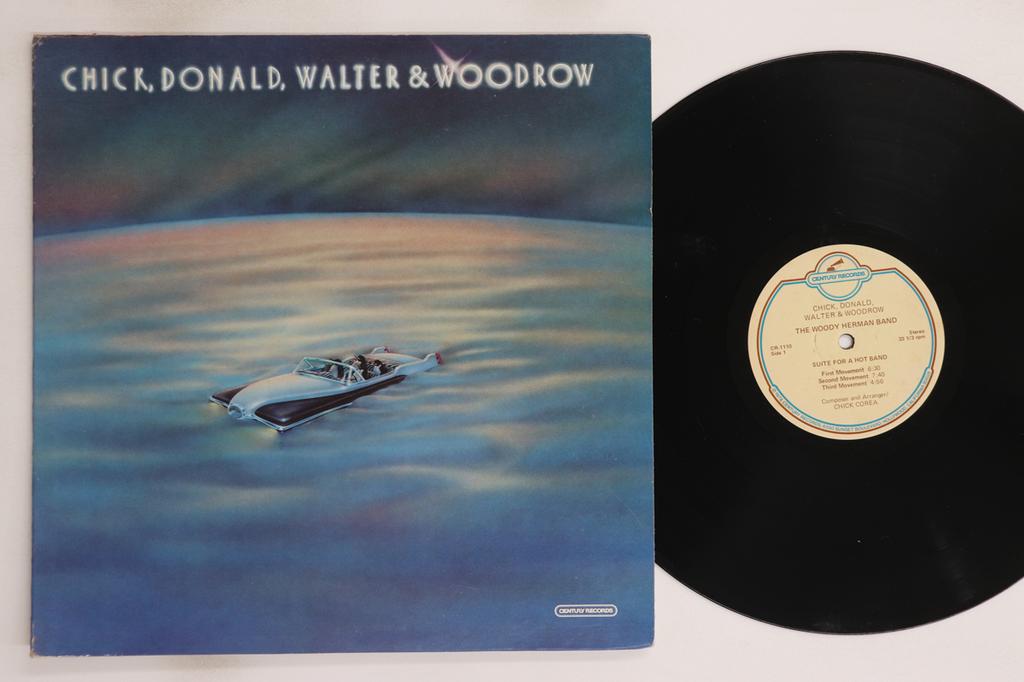 LP Record WOODY HERMAN BAND - Chick, Donald, Walter & Woodrow CR1110 CENTURY 1978 US Jazz Used