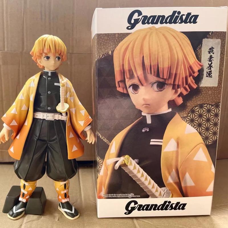 24cm Animation Ghost Blade Ros Series Protagonist Group Large Doll Pvc Model Kamado Tanjirou Kamado-Nezuko Ornaments Toy Gift Kid Friendly
