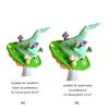 Halloween Knitted Fairy Hat with Mushroom Decor Wizard Hat Men Women Party Headgear Cosplay Hat Festivals Party Props