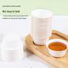 Biodegradable Sugarcane Pulp Mini Tea Tasting Cups