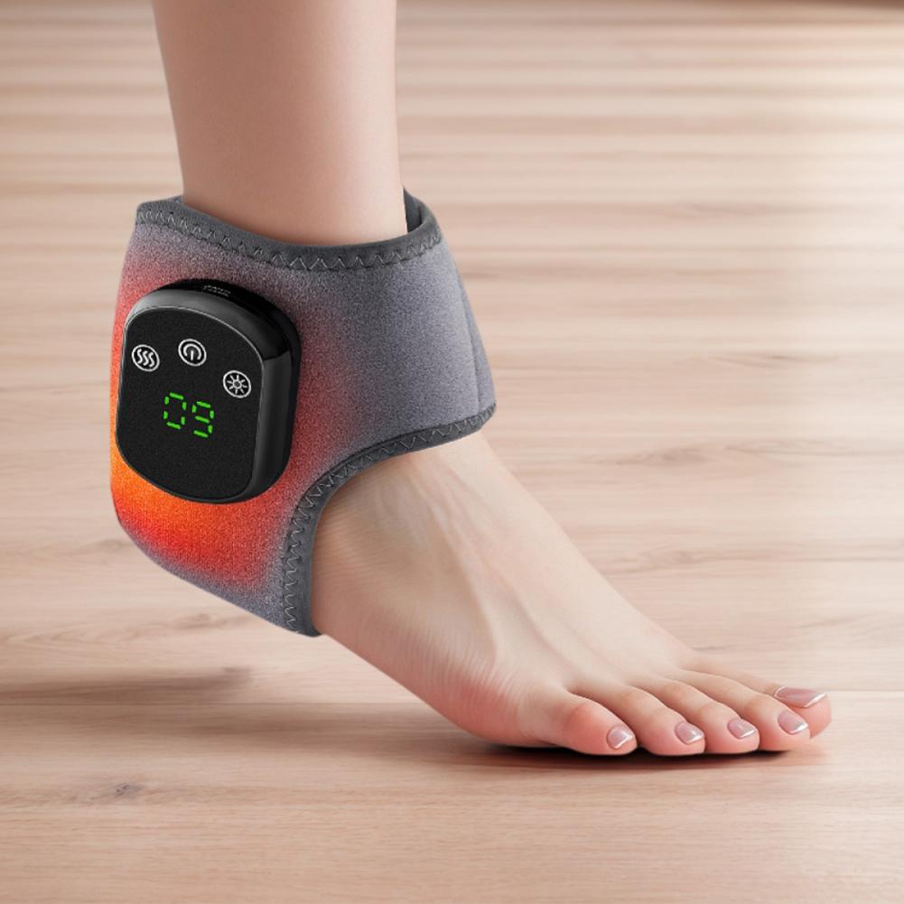 3-in-1 Rechargeable Ankle & Foot Massager 3 Vibration Mode Ankle Massager Foot Revive Massager for Circulation and Pain Relief