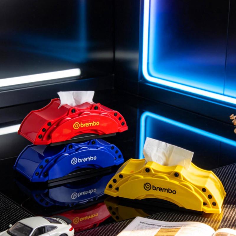 Brembo Brake Caliper Tissue Box Modern Plastic Home Decor For Living Room And Kitchen