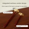 New Pure Copper Gua Sha Tool Ergonomic Scraping Board Easy Self Gua Sha On Back Neck Shoulder Full Body Muscle Relaxation Health
