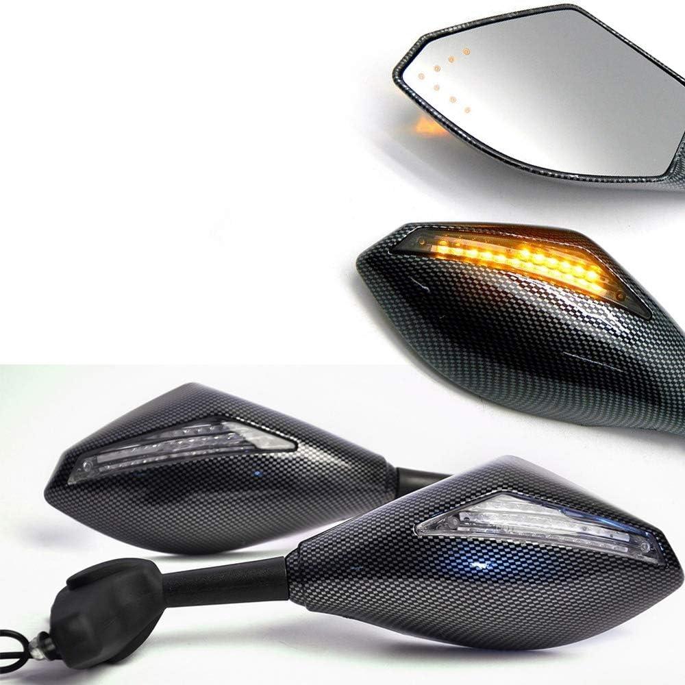 Ongmeil MotoRcycle ReaRview MiRRoR Led TuRn Signal GsxR Gsx R 600 750 1000 1100