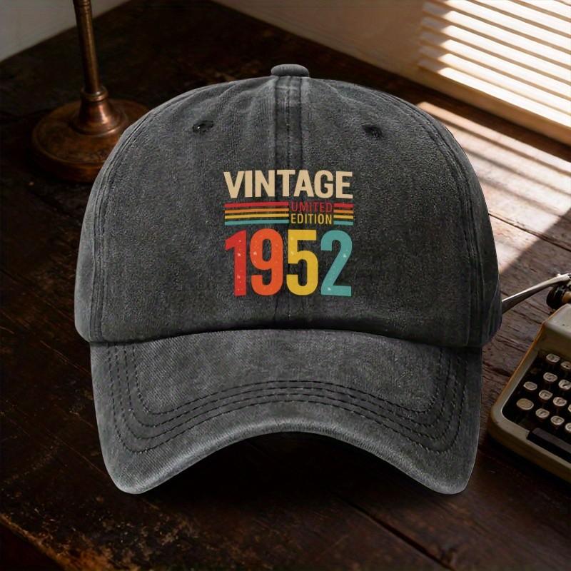 Vintage Limited Edition Washed Baseball Cap Cotton Adjustable Sun Shade Trucker Hat for Unisex