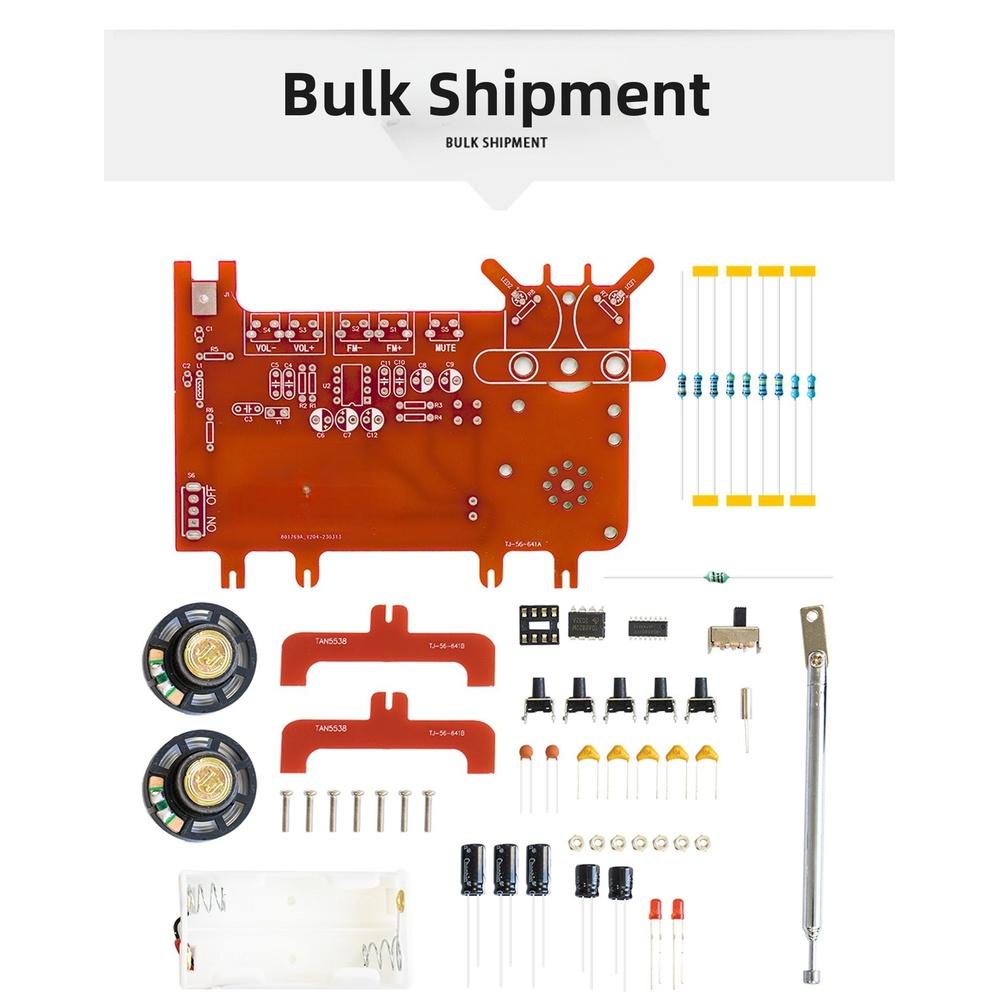 Radio Diy Kit RDA5807 For FM Cartoon Dual-Channel Radio For DIY Soldering Welding Practice Kit Easy To Use