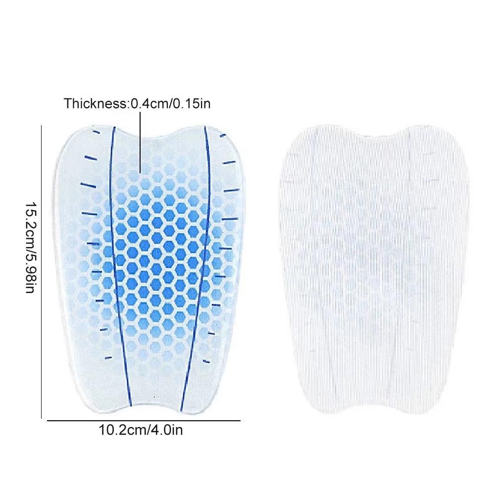 Shock Absorbing Ski Shin Guards Self-Sticking Tibia Protector Pads Gel Shin Guards Skating