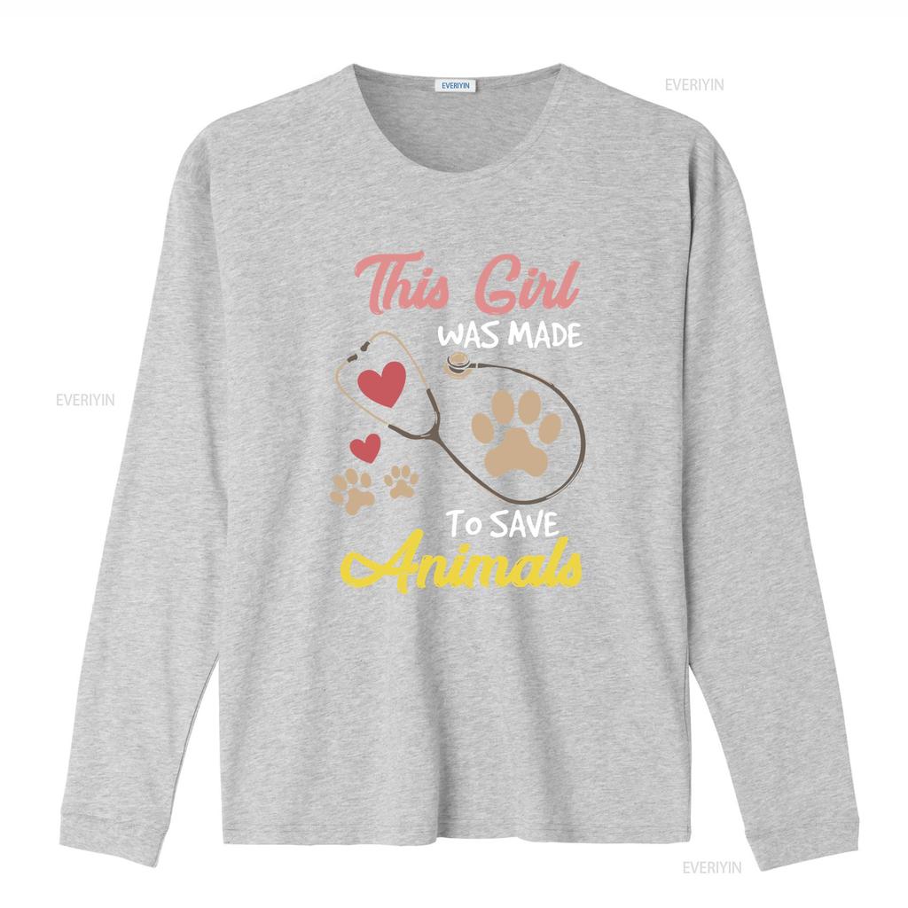 Vet Tech T Shirt Reception Veterinarian Animal Was Made To Save Animals Vintage Washed Graphic Unisex Fashion Comfortable
