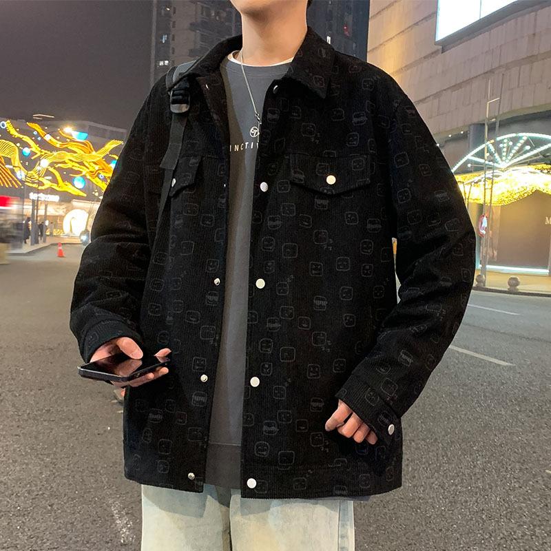 

Весенне-осенний отложной воротник, модный бренд, красивый, рабочий, повседневная свободная одежда 4XL