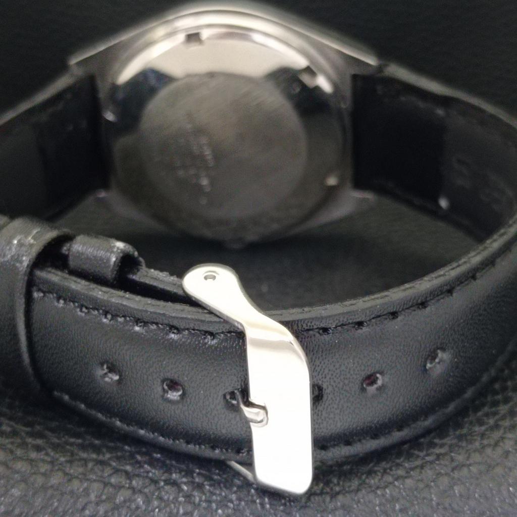 VINTAGE SEIKO 5 AUTOMATIC JAPAN 6309A MENS BLACK COLOR DIAL WATCH a702734-1 R210-a702734