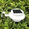Solar Fence Lights Outdoor Solar Powered Lamps Waterproof LED Gutter Lights for Yard Garden Pathway Lighting Scene Night View