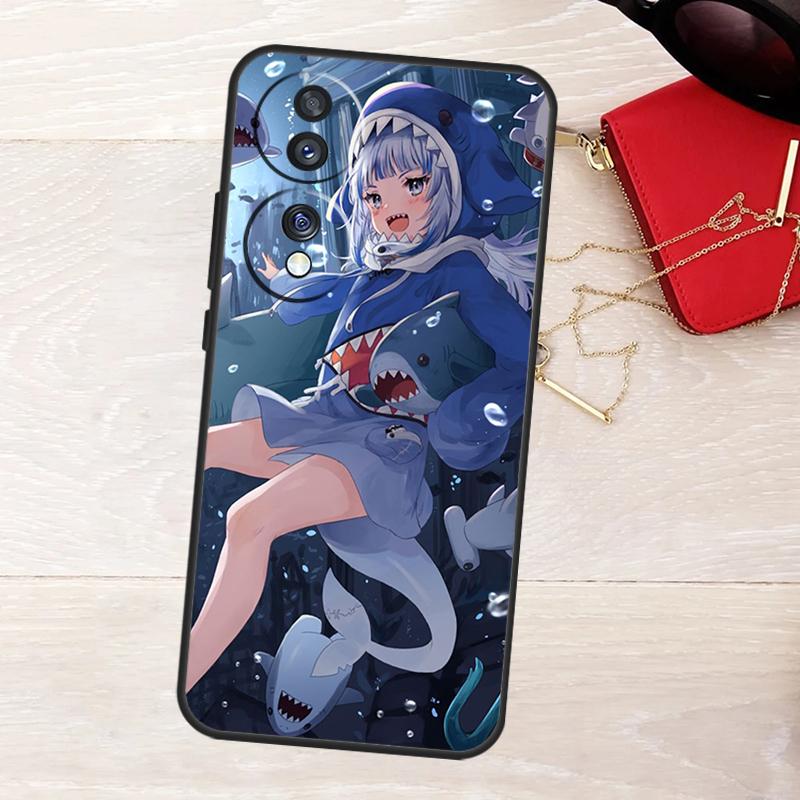 Anime Hololive Gawr Gura Case For Honor Magic 8 5 6 7 Lite 50 70 90 200 400 Pro X8b X8c X9a X9b X9c X9d Win RT Cover