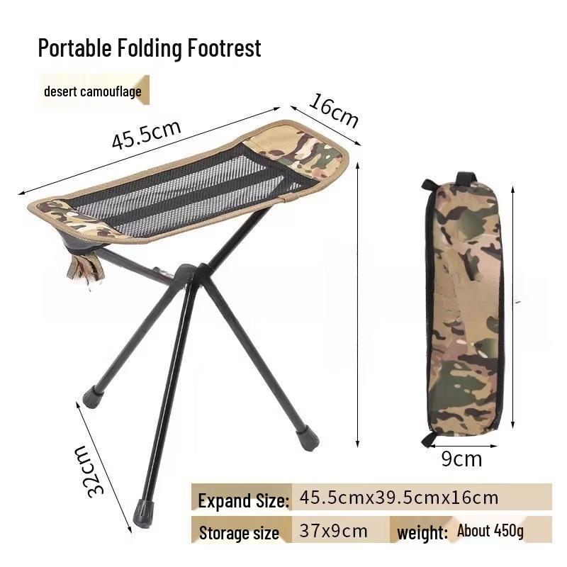 OIMG Outdoor Folding Moon Chair Footrest