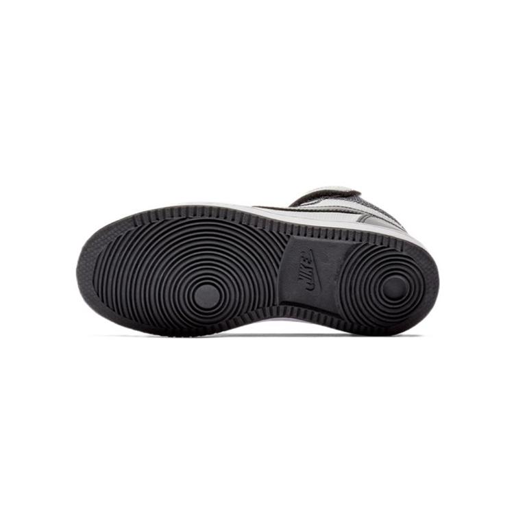 Neue Nike Court Borough Mid Rutschfeste Verschleißfeste Mid-Top Skateboard Schuhe Grau Weiß Schwarz Kinder 3-7 Jahre 870026-009