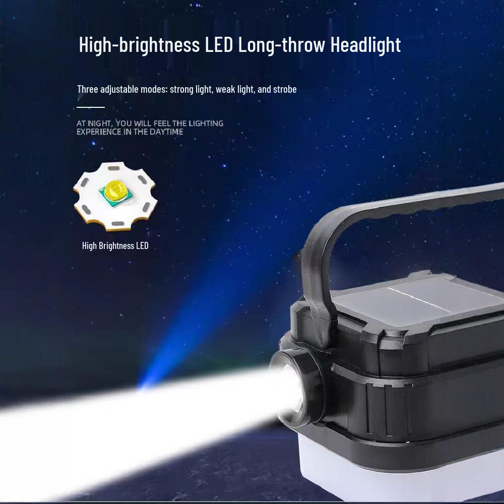 High Power Solar Rechargeable Camping Lantern - Super Bright Outdoor Emergency Light
