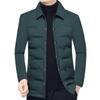 Mens Short Down Jacket Winter Warm Slim Fit Casual Outerwear Middle-Aged Men