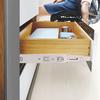 12  -18  Stainless Steel Drawer Slide Rail 3 Section Glide Device Furniture(12  undamped)