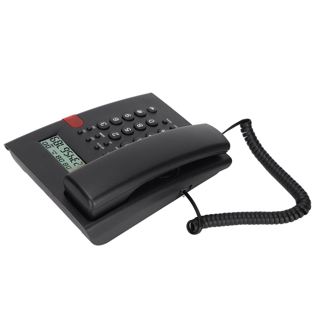 K010A 1 Corded Phone Caller ID Function Hands Free Calling Desktop Landline Phone for Home Office Hotel