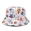New Arrival Summer Sun Protect Woman Man Unisex Reversible Printed Cactus Bucket Hat