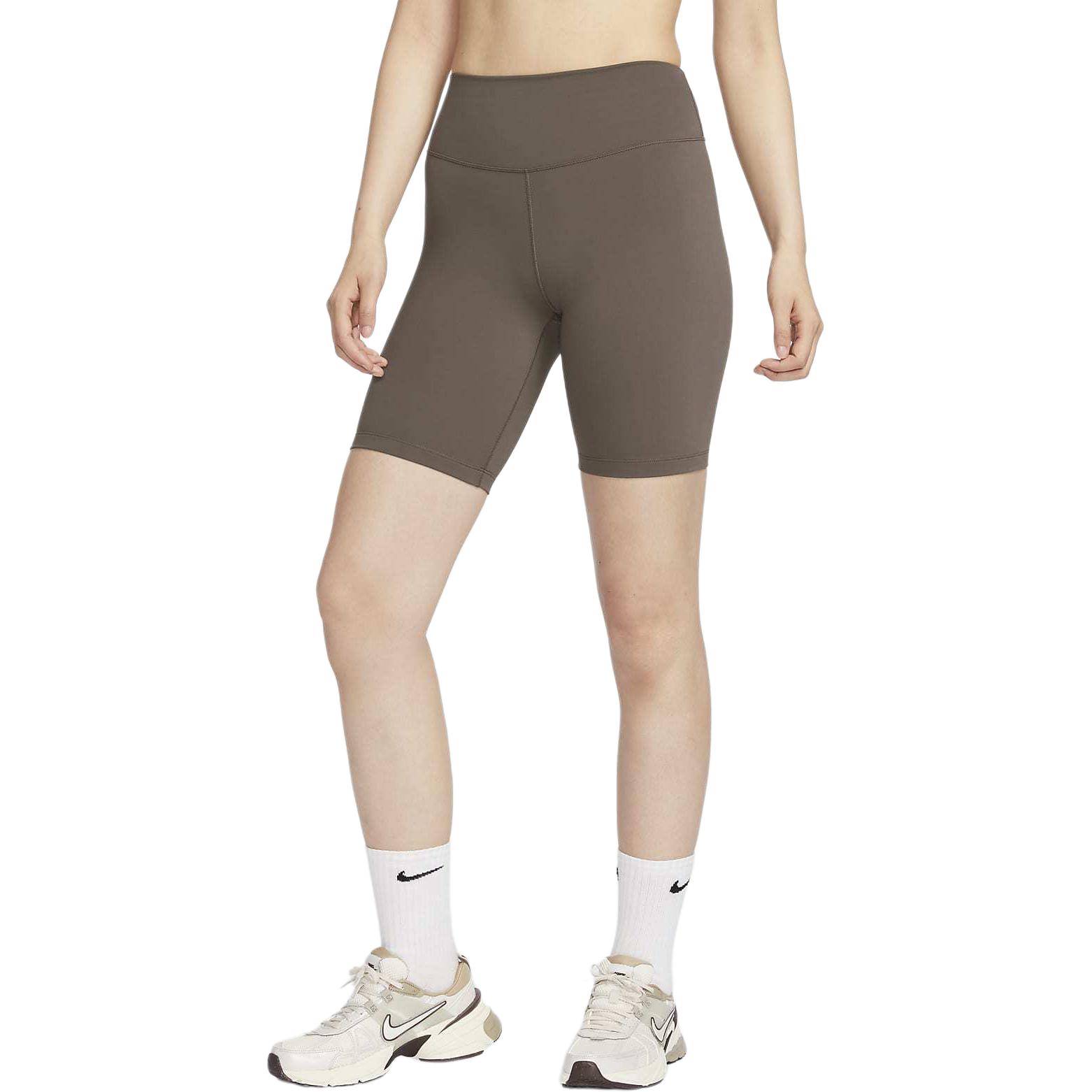 

Nike Дышащие быстросохнущие велосипедные шорты с высокой посадкой женские низ Минерально-серый черный FN3207004 XL