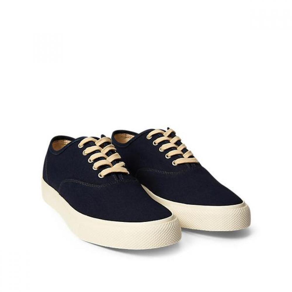 Rrl Indigo Canvas Sneakers Marrftw0ct20009410