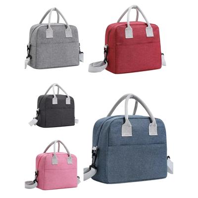 Insulated Lunch Bag Large Capacity Thermal Lunch Tote with Thickened Aluminum Foil Liner Portable Handheld Lunch Box Bag for Food Storage