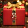 Rustic Christmas Tree Pendants Nutcracker Ornaments, Durable Wooden Hanging Figurines, Country Style Retro Holiday Gift Tags Decorations, for