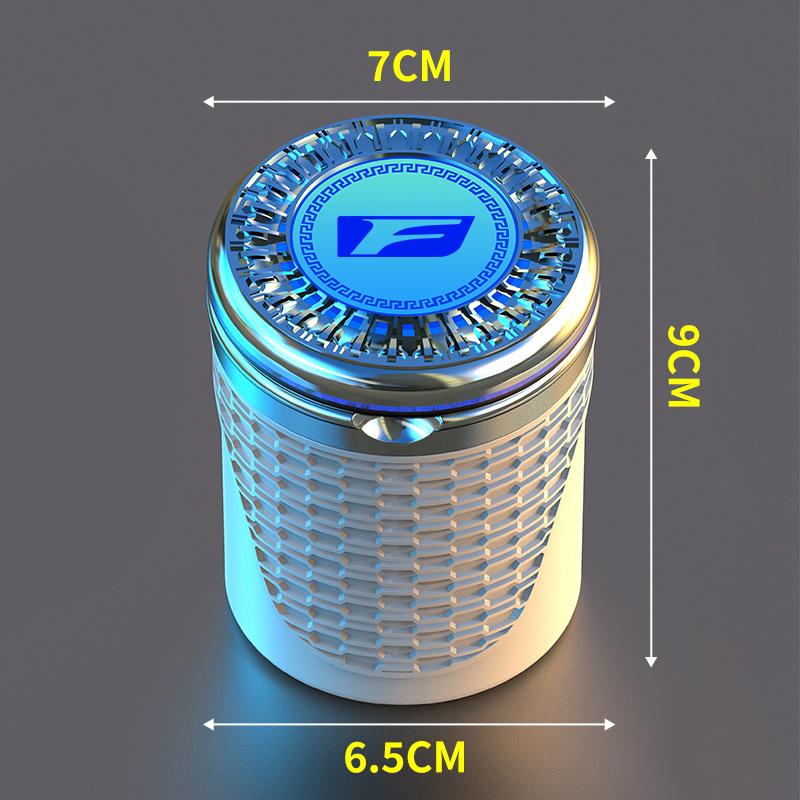Car Ashtray LED Noctilucent Cigarette Butt Trash Box Accessories For Lexus F SPORT ES RX NX LS UX LM LX GX LC RZ IS CT GS RC HS