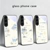 Fresh and Healing Breeze For Samsung Galaxy S20 S21 S22 S23 Plus S24 FE S25 Ultra S26 Edge S25+ S20+ S22+ Black Glass Phone Case