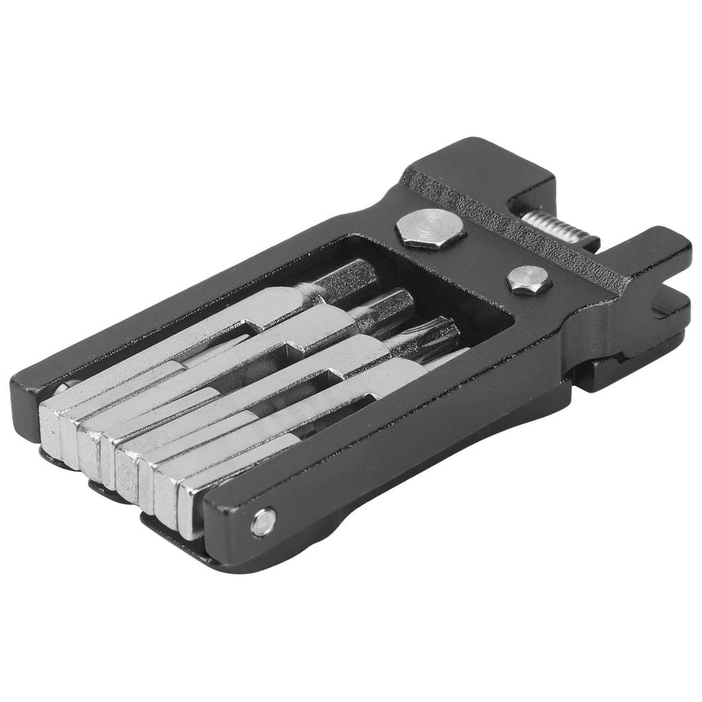 19 In 1 Bicycle Repair Tool Foldable Cycling Repair Tool Kit Hex Wrench Screwdriver SetBlack