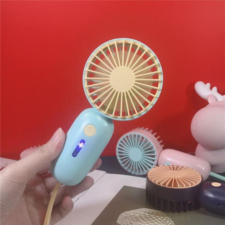 Mini Fan Cool Wind Summer Artifact 500mAh Portable Fan Outdoor Handheld Fan