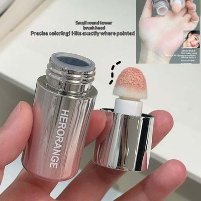 5.8G Liquid Blush Stick, With Sponge Tip, Suitable For Lips And Cheeks, Waterproof And Long-Lasting For All Skin Tones