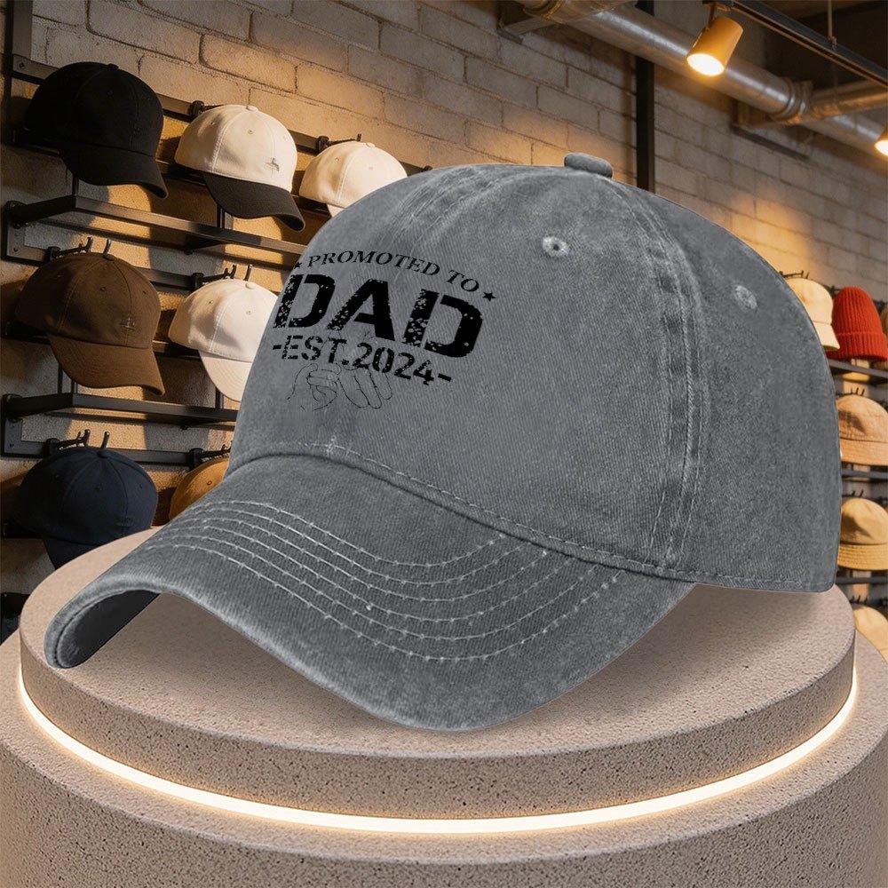 DADEST Father  Son Holding Hands Printed Baseball Cap  Duckbill Adjustable Multiple Colors