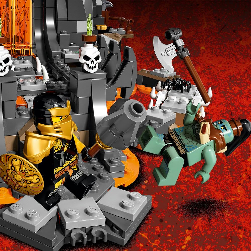 LEGO Ninjago Fortress Skull Gile Assembly Set Game 8 Mini Figures Toys for Ages 9 and Up 71722