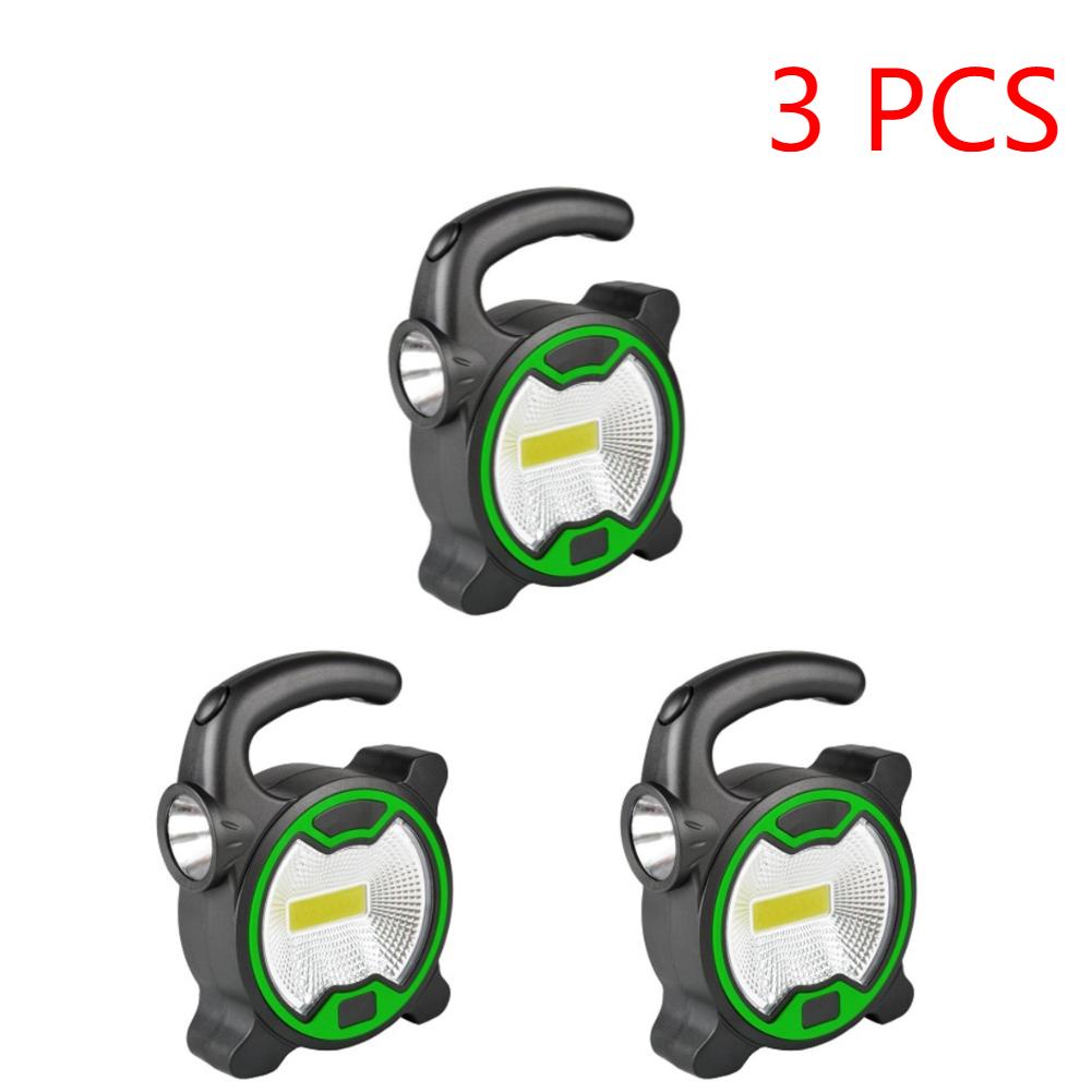 LED COB Workshop Torch with Handle Powerful Flashlight Multifunctional Camping Emergency Lamp for Outdoor Camping Hiking Lights