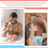 Honeycomb Exfoliating Glove Bath Mitt Quick Dry Shower Scrubber Sponge Loofah for Face Body Dead Skin Removal Spa Exfoliator