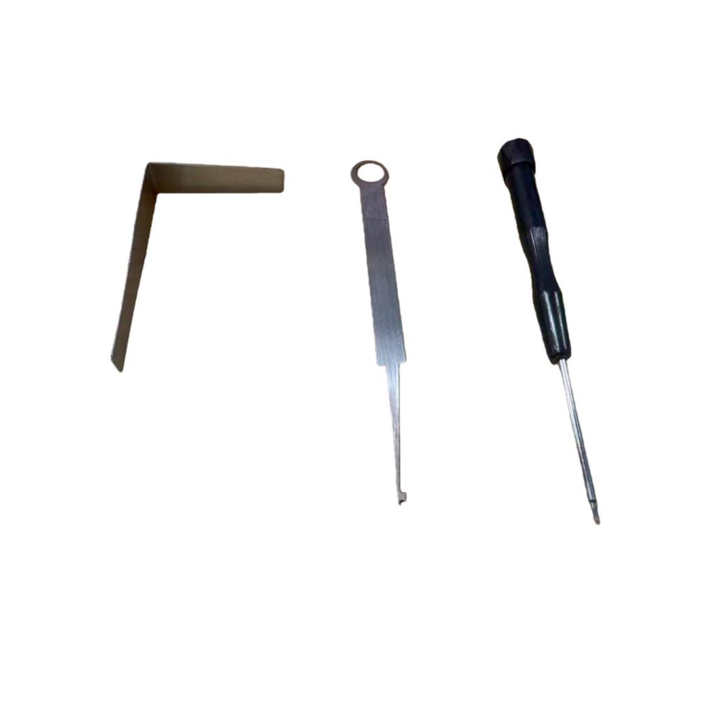 Brass Instrument Repair Kit: Saxophone, Clarinet, Flute, Oboe – 3-Piece Tool Set with Flat Washer & Reed Needle