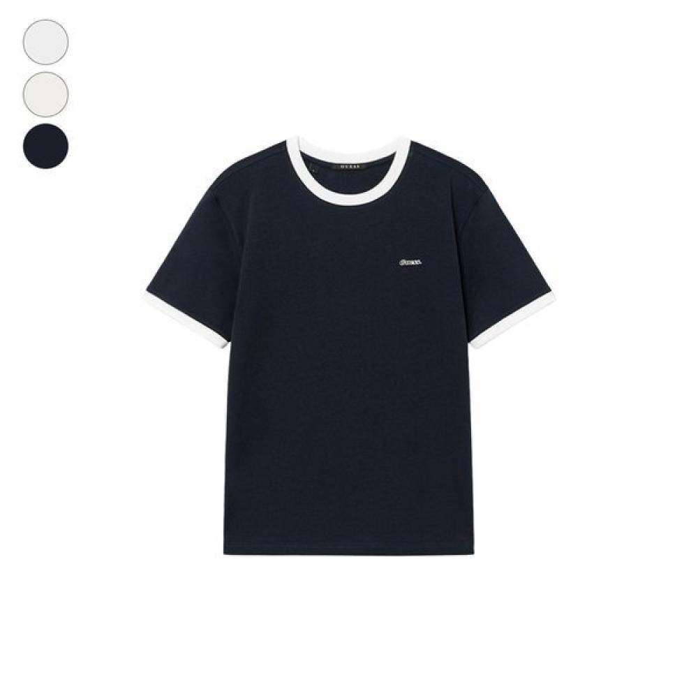 Guess Mini Logo Ringer ShorT Sleeve T shirT Mq2k8433 Cream CRMXS85 4650₽
