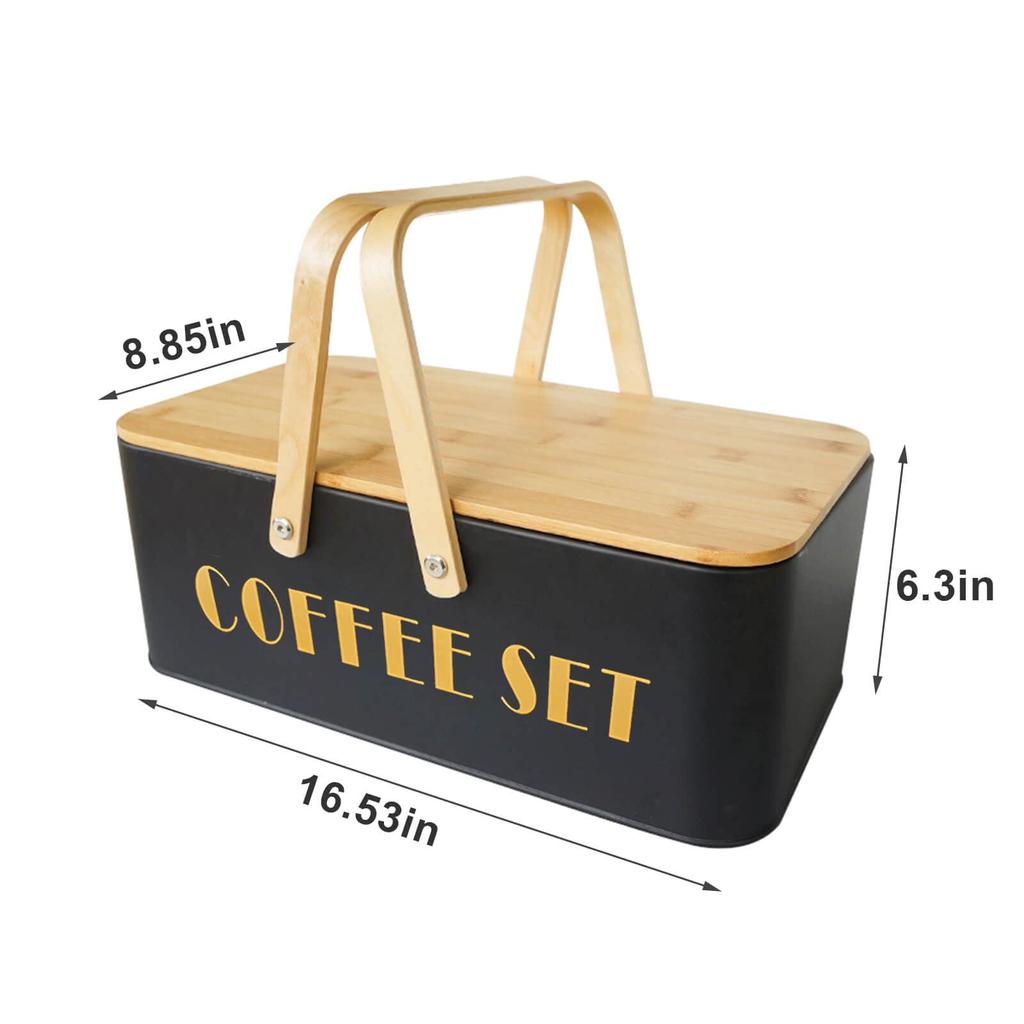 SOTECH Pour-Over Coffee Maker Set with Coffee Kettle, Scale, Ceramic Server, Ceramic Dripper, Coffee Grinder, Filter Paper, Ceramic Cups, and