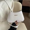 New Commuting Solid Color Armpit Bag Crossbody Bag Simple and Fashionable Shoulder Bag Temperament Women's Handbag