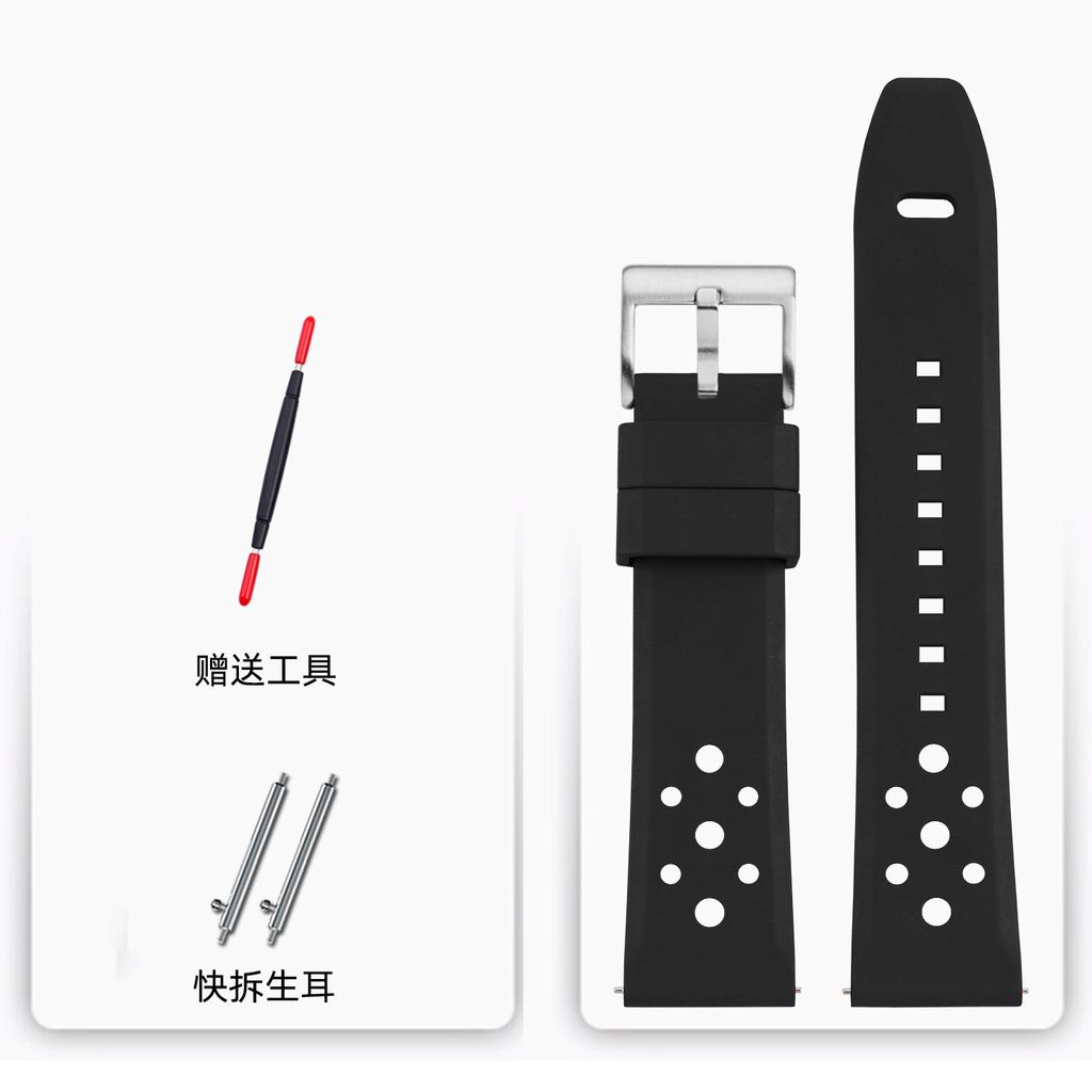20mm 22mm Silicone Rubber Watch Strap for Omega Casio Seiko IWC Watchband Diving Waterproof Sport Bracelet Watch Wristband