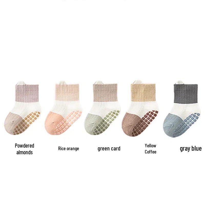 

Breathable Cotton Mid-Calf Baby Socks for Boys and Girls, Spring/Autumn Style S 0-1 years, foot length 9-11cm