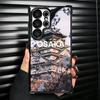 Osaka Tokyo Japan Scenery Plating Phone Case For Samsung Galaxy S24 S25 FE S26 Edge S23 Ultra S22 S21 Plus S20 Anti-Fall Airabag