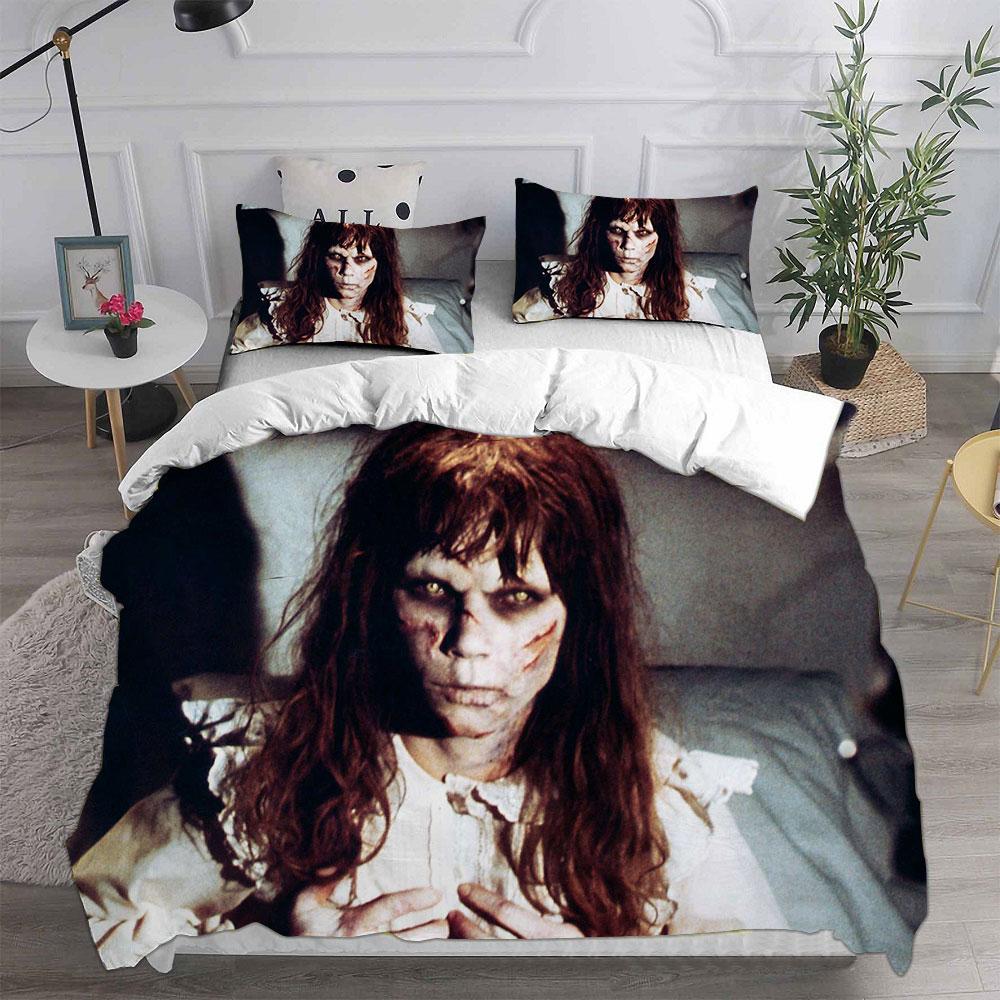 The Exorcist (1973) Bedding Sets Comforter Quilt Bed Cover Duvet Cover Pillow Case 2-3 Pieces Sets Kids Adult Size