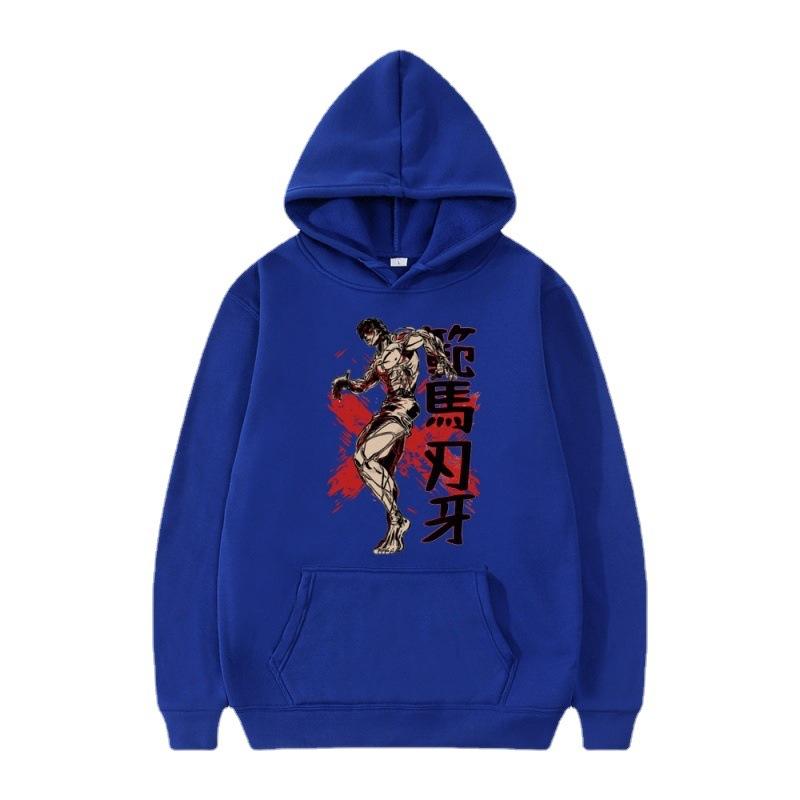 Bushido Grappler Baki Men's Hoodies Boys Harajuku Girls Pullover Fancy Music Gift Casual Loose Comfortable Sweatshirt