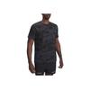 Under Armour Rock Johnson Series Casual Sports UA Round Neck Fashion Versatile Short Sleeve T-Shirt Men T-Shirts Black 1389898-001
