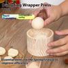 Wood Mold And Ball Manual Dough Skin Presser Hand Pie Rolling Tool Quick Dumpling Wrapper Maker Wood Dumpling Maker Press Tool