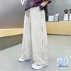 Boys' 2026 Summer Thin Cargo Wide-Leg Pants