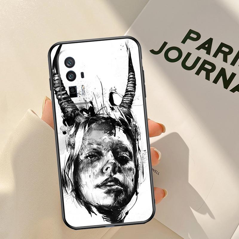 Devil Woman Case For Xiaomi 17 Pro Max 14T 13T 15T Pro 14 15 Ultra POCO F8 F7 F5 F6 X5 X6 X7 Pro Coque